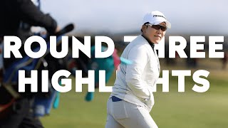 FULL ROUND THREE HIGHLIGHTS  MOVING DAY  AIG Womens Open [upl. by Alisen]