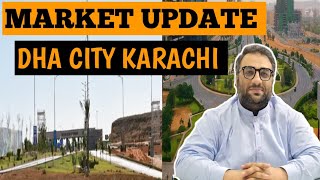 DHA CITY KARACHI  LATEST MARKET UPDATE [upl. by Cirek665]