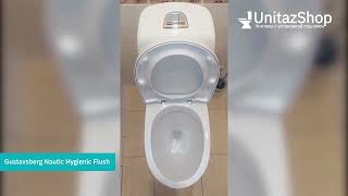 Смыв унитаза Gustavsberg Nautic Hygienic Flush от UnitazShop [upl. by Sumer]