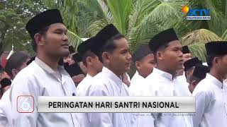 KOTIM  UPACARA PERINGATAN HARI SANTRI NASIONAL DIIKUTI RATUSAN SANTRI DARI BERBAGAI PONPES [upl. by Ahcim]