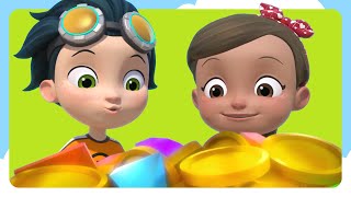 Rusty’s Treasure Hunt amp Bits on the Fritz  Spin Kids Cartoon Treehouse  Rusty Rivets [upl. by Weidman]