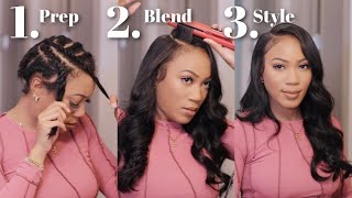 Natural V Part Wig Install  Beginner Friendly  No glue  HUGE SALE 🎉 [upl. by Niwdog]