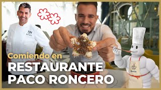 Conozco a PACO RONCERO y me prepara su INMENSO MENÚ de 16 PLATOS con 2 ESTRELLAS MICHELIN ⭐⭐ BRUTAL [upl. by Daphene]