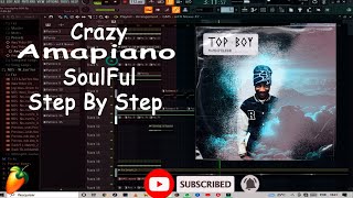 How To Make SoulFul CrazyAmapiano In Fl StudioNandipha 808 amp Ceeka RSA Free Sample Pack [upl. by Ellehcin104]