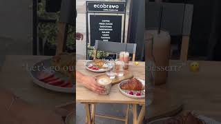 Coffee Date at Eco Bravo Cafe shorts [upl. by Aynosal]