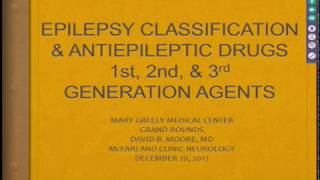 Epilepsy Classification amp Treatment Options 122017 [upl. by Netnerb]