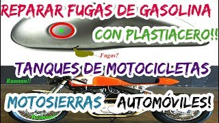 Sellar tanque de gasolina roto Autos Motos y Más [upl. by Ahsekan]