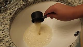 How To UnclogClean Your Bathroom Sink Drain or Any Drain QUICK AND EASY Baking Soda and Vinegar [upl. by Lipps]