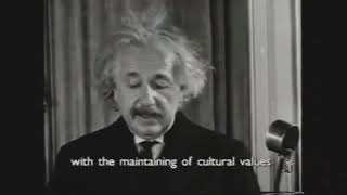 Real Speech by Albert Einstein  Albert Einsteins Voice  Einstein Speaking [upl. by Bayless]