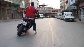 Gilera Runner VXR 200 Drift Smooth Slow Motion Sony HDRXR550 [upl. by Annairam482]