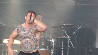 Harms Way  Breeding Grounds live at Hellfest 2016 [upl. by Orlosky273]