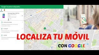 Como localizar un celular robado o perdido 🔎 Android Device Manager [upl. by Garek]