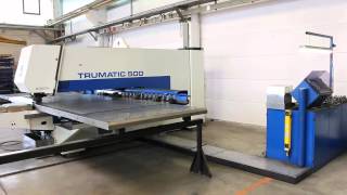 TRUMPF Trumatic 500  Rotation [upl. by Lebezej]