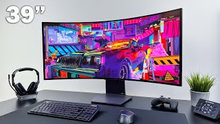 LGs NEW 39quot OLED Gaming Monitor 240Hz 39GS95QE Review [upl. by Enitsud256]