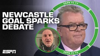 Newcastle goal vs Arsenal ruled CORRECT by independent panel 👀 Stevie and Robbo debate  ESPN FC [upl. by Quin]