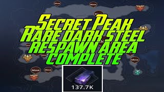 MIR4 Rare Darksteel Respawn Area Secret Peak [upl. by Ricardama897]