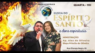 Culto de Busca do Espirito Santo e Dons Espirituais [upl. by Letnuahc]