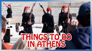 Athens  BEST THINGS TO DO Archeological Sites Museums Sightseeing [upl. by Ettenyl]