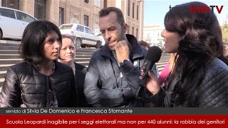 Scuola Leopardi inagibile per i seggi elettorali ma non per 440 alunni la rabbia dei genitori [upl. by Ainoval]