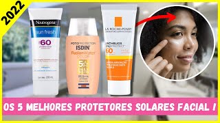 Os 5 Melhores Protetor Solar Para O Rosto Protetor Solar Facial De 2022 [upl. by Eldorado]