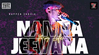 NANNA JEEVANA  SWAG BLOOD  Kannada Rap  Official 4k music video  by Rapper SaDhik [upl. by Nirej490]