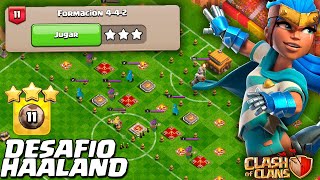 11º DESAFÍO HAALAND quotFORMACIÓN 442quot CLASH OF CLANS [upl. by Navoj]