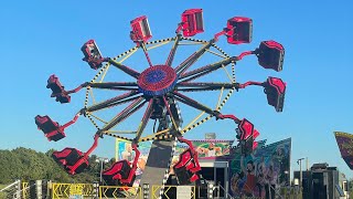 FUN FAIR RIDE FULL BUILD UP VIDEO  Micheal McKeans Tip Top Ride Tivoli  START TO FINISH BUILD [upl. by Peti]