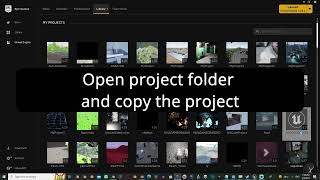 Unreal Engine 5 Tutorial  How to Move project to another folder [upl. by Anekam]