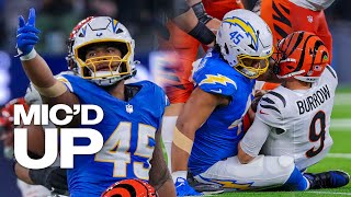 Micd Up Tuli Tuipulotu Sacks Bengals QB Joe Burrow  LA Chargers [upl. by Karole]