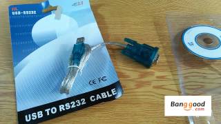 Cable Usb a Com USB 20 Turn To RS232 DB9 9 PIN [upl. by Carina]