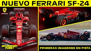 🚨NUEVO FERRARI SF24 🚀 REDISEÑO COMPLETO en MARANELLO 🔥 ANALISIS TECNICO y 1ras IMAGENES en PISTA✨ [upl. by Tombaugh]