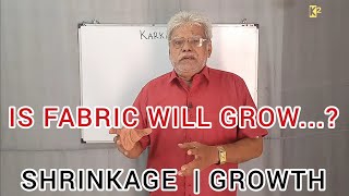 SHRINKAGE amp GROWTH OF FABRIC [upl. by Ameer]