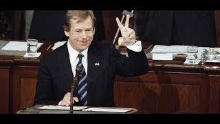 Prezident Václav Havel  US Congress 1990 [upl. by Rechaba]