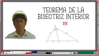 UNA BREVE DEMOSTRACIÓN DEL TEOREMA DE LA BISECTRIZ INTERIOR [upl. by Dalila436]