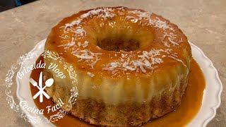 Deliciosa receta de FLAN DE PIÑA Y COCO  FLANCOCHO  PASTEL IMPOSIBLE  postre puertorriqueño [upl. by Valaria]