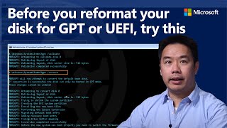 Convert BIOS  MBR to UEFI  GPT without reformatting  MBR2GPT tool  Prepare for Windows 11 [upl. by Itch]