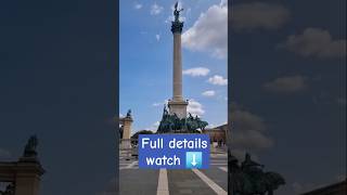 HOW IS EXCITED HEROES SQUARE BUDAPEST HUNGARY 🇭🇺 TRAVEL WITH MAK [upl. by Collimore695]