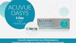 ACUVUE OASYS 1 DAY  LENTES DE CONTATO  ELENS [upl. by Viccora]