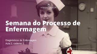 Semana do Processo de Enfermagem  Aula 2 Diagnósticos de Enfermagem [upl. by Auhel]