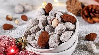 Amandes au chocolatFriandise de Noël comme au marché de Noël 1 goûter en famille pour les vacances [upl. by Calandra]