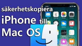 SW Hur säkerhetskopierar man Mac  säkerhetskopia iPhone på datorn [upl. by Drusy212]