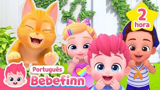 Miau Miau Catinho está cantando com Bebefinn  Completo  Bebefinn em Português Canções Infantis [upl. by Eanehs]