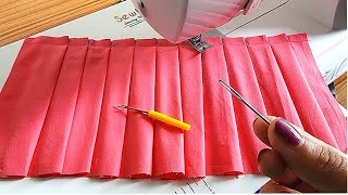 ✅ 4 Very Easy Ways To Make Perfect Pleats For Beginners  Pleating Tips And Tricks  shorts [upl. by Ettenirt474]