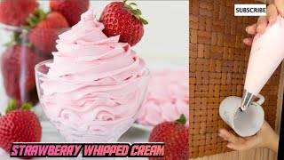 Strawberry whipped Cream [upl. by Namlaz]