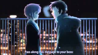 Yuki and Kyon Scene 涼宮ハルヒの消失 english subs [upl. by Dunham]