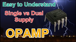 OPAMP SingleDual Supply In Practice Negative Rail and Positive Rail [upl. by Davies962]