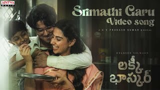 Srimathi Garu Video Song Lucky Baskhar Dulquer Salmaan Meenakshi C  GV Prakash Vishal M Shweta [upl. by Bithia]