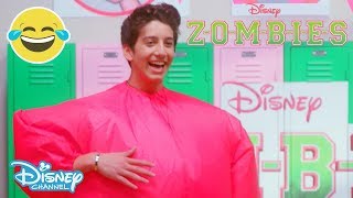 ZOMBIES  Air Suit Dance Off Challenge 💃  Official Disney Channel UK [upl. by Barta]