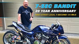 First 7 Second StreetLegal Motorcycle  20 Year Anniversary Ride Along With Brock [upl. by Alvin]