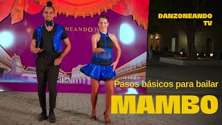 Pasos básicos para bailar MAMBO 💃 [upl. by Onurb]